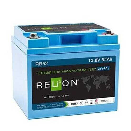 RELION RB 12V 52Ah Lithium Battery