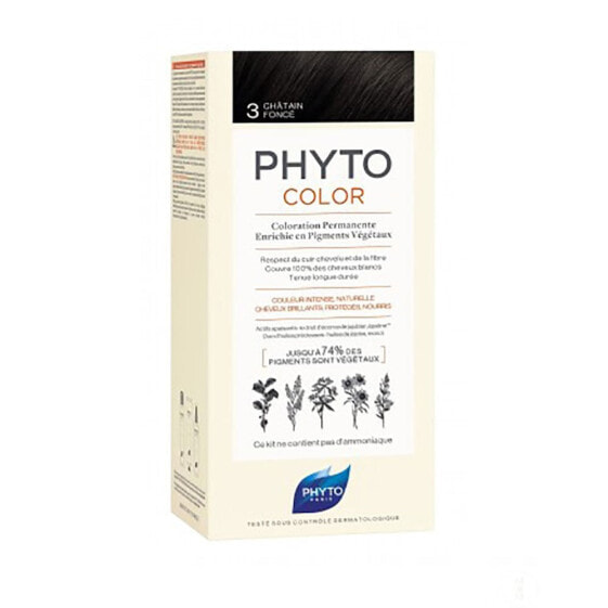 PHYTO Permanent Color 3 Dark Brown