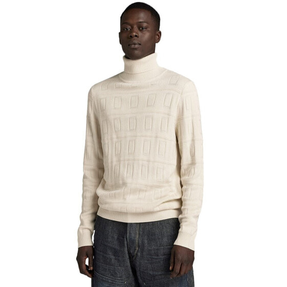 G-STAR Table Structure Turtle Neck Sweater