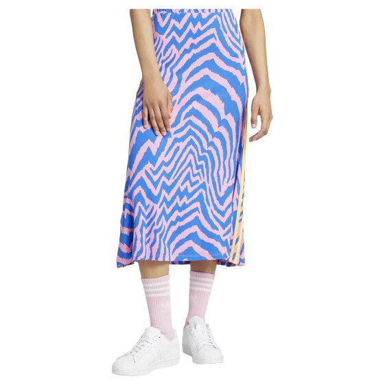 ADIDAS ORIGINALS Farm Rio 3 Stripes Maxi skirt