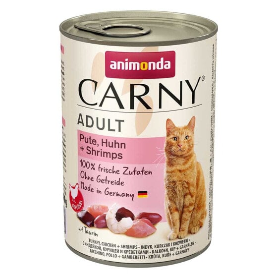 ANIMONDA Carny Adult Chicken Turkey And Prawns 400g Wet Cat Food