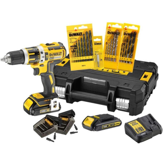 DeWALT Akku-Schlagbohrschrauber DCK795S2T mit Zubehör, 2x 1,5 Ah + Lader + TSTAK