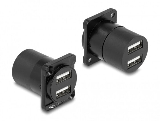 Delock 87812 - USB A - USB A - Black