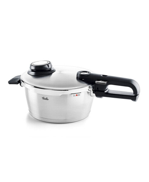 Vitavit Premium Stainless Steel 2.6 Quart Pressure Cooker with Steamer Insert