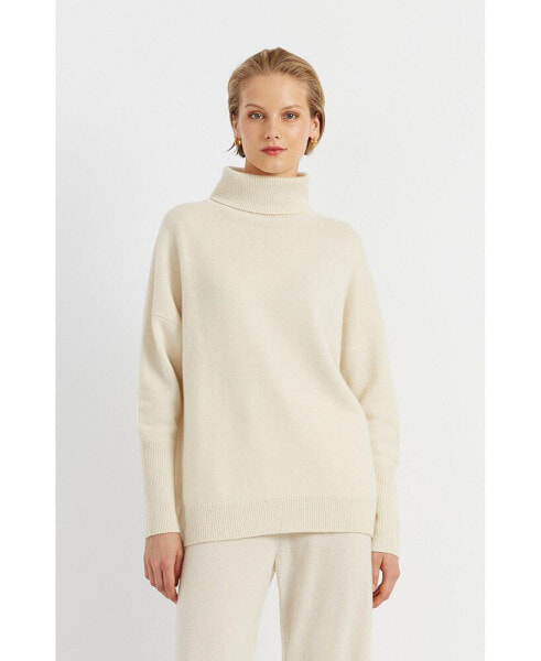 Women's Chinti & Parker Cashmere Rollneck Sweater