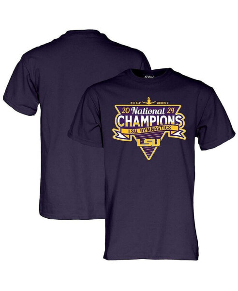 Men's & Women's Purple LSU Tigers 2024 NCAA Women's Gymnastics National Champions T-Shirt