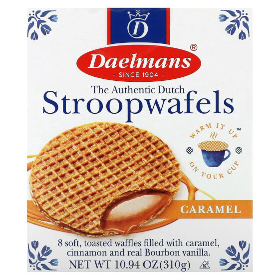 Stroopwafels, Caramel, 8 Waffles, 10.94 oz (310 g)