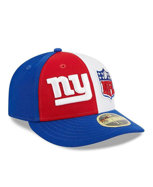 Men's Red, Royal New York Giants 2023 Sideline Low Profile 59FIFTY Fitted Hat