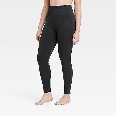 Women's Seamless High-Rise Leggings - All in Motion Black L