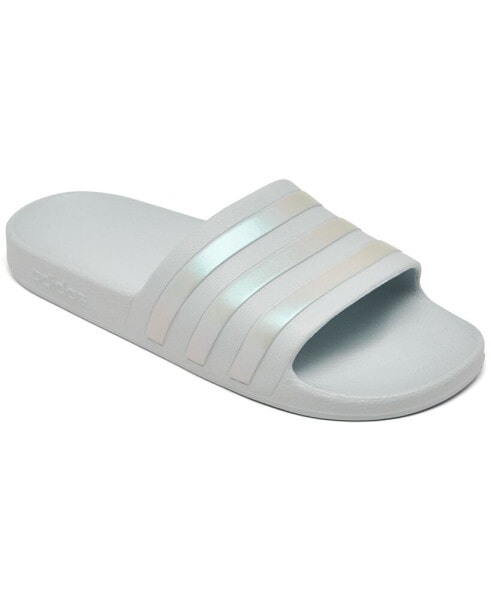 Women's Originals Adilette Aqua Slide Sandals from Finish Line