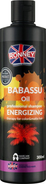 Belebendes Shampoo mit Babassuöl für gefärbtes und mattes Haar - Ronney Babassu Oil Energizing Shampoo 300 ml