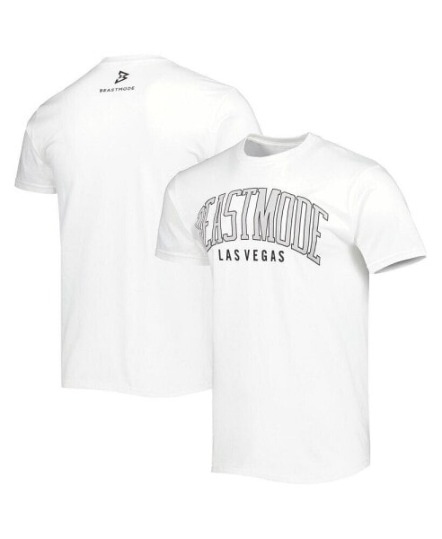 Men's White Logo Collegiate T-shirt
