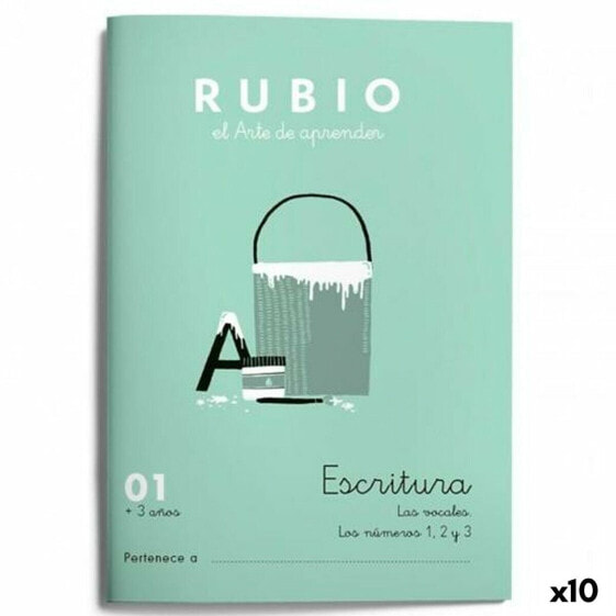 Тетрадь для письма и каллиграфии Cuadernos Rubio Nº01 A5 испанский 20 листов (10 штук)