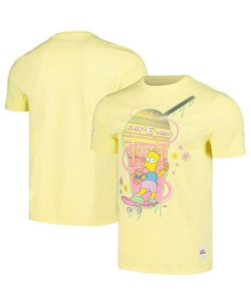 Men's Yellow The Simpsons Bart T-Shirt