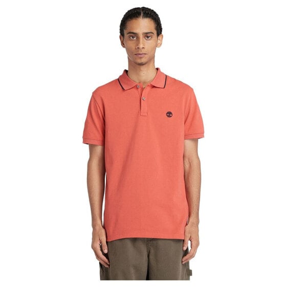 TIMBERLAND Millers River Printed Neck short sleeve polo