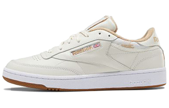 Reebok Club C 85 低帮 板鞋 男女同款 卡其白 / Кроссовки Reebok Club C 85 FZ1280