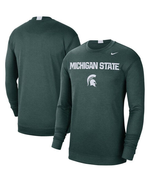 Men's Green Michigan State Spartans 2021/22 Basketball Team Spotlight Performance Long Sleeve T-shirt