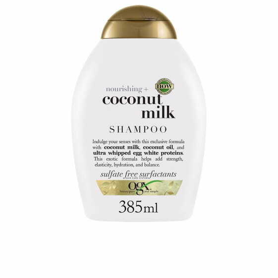 OGX Paraben-Free Coconut Milk Shampoo, Dry Hair, Hydration and Elasticity 385 ml