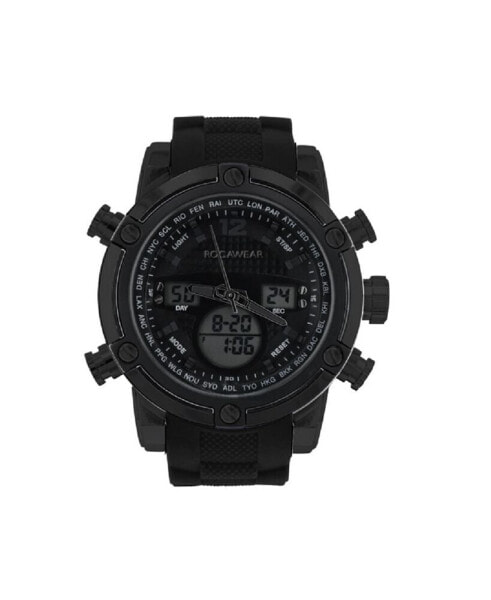 Часы Rocawear Black Silicone 51mm