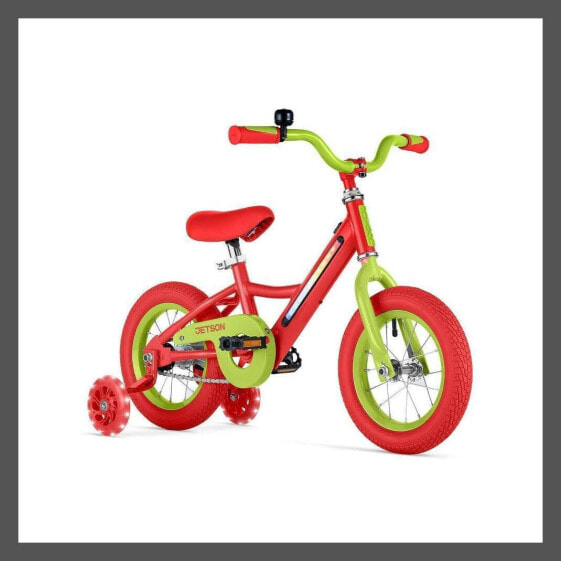 Jetson JLR G 12" Kids' Light Up Bike - Red/Lime