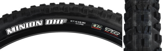 Покрышка Maxxis Minion DHF - 27.5 x 2.6, Бескамерная, Складная, Черная, Dual, EXO