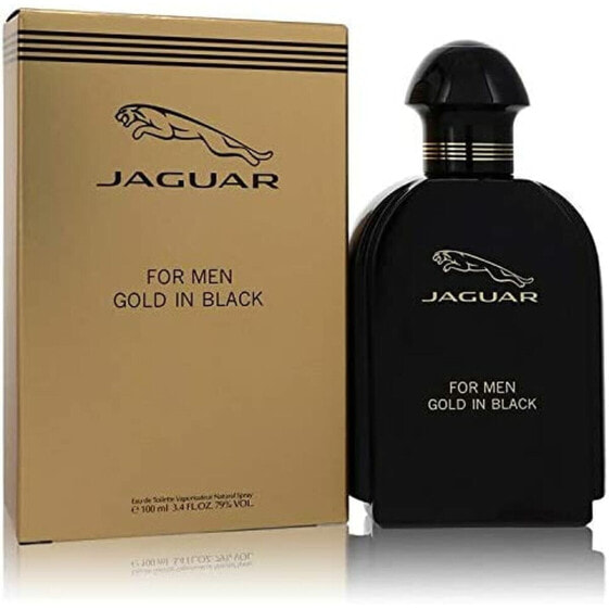 Men's Perfume Jaguar EDT Gold in Black 100 ml