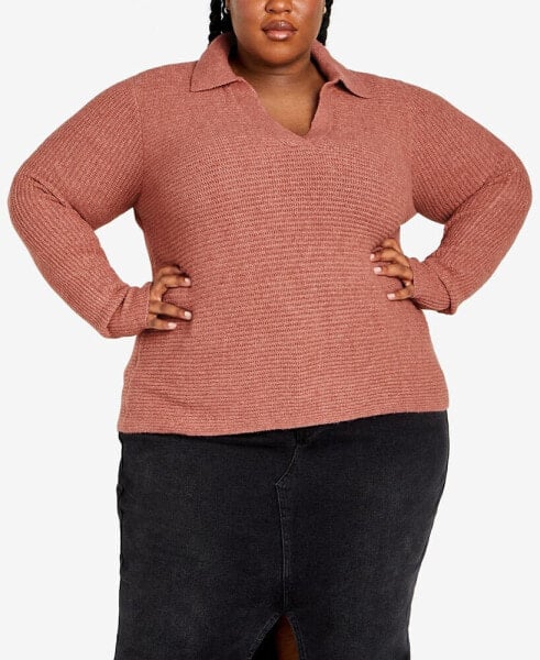 Plus Size Bridget V-Neck Sweater