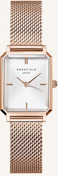 Часы ROSEFIELD Octagon Mesh Rose Gold