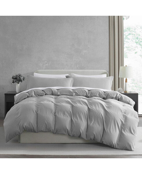 Super Soft Prewashed 3 Piece Duvet Cover Set - Zipper Closure (comforter not included)