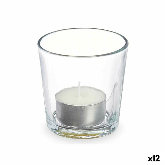 Ароматизированная свеча 7 x 7 x 7 cm (12 штук) Стакан Хлопок