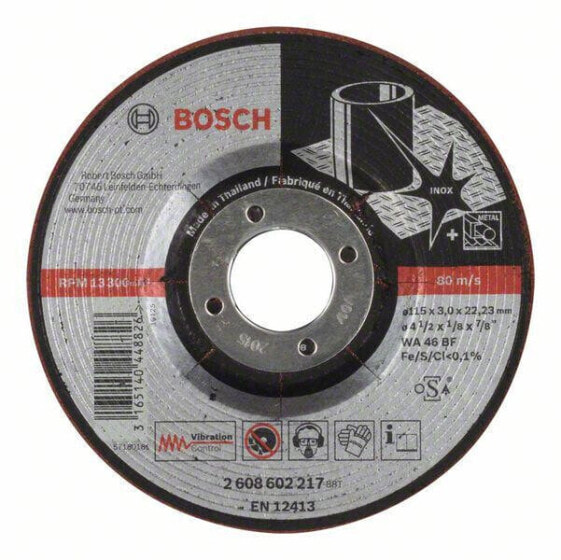 Bosch Halbflexible Schruppscheibe WA 46 BF, 115 mm, 3,0 mm