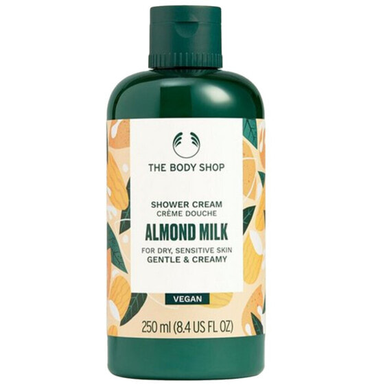 The Body Shop Almond Milk Shower Cream Кремовый гель для душа с миндальным молочком, для сухой и чувствительной кожи