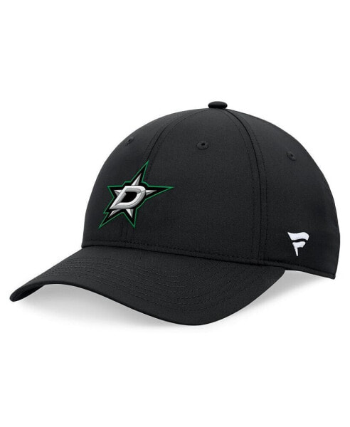 Men's Black Dallas Stars Domestic 3D Patch Adjustable Hat