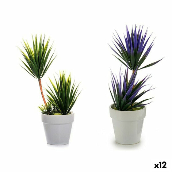 Декоративное растение сочный Керамика Пластик 10 x 30 x 10 cm (12 штук)