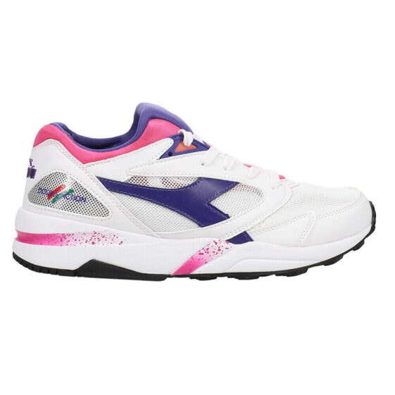 Diadora Aeon Og Slip On Mens Pink, Purple, White Sneakers Casual Shoes 170706-2