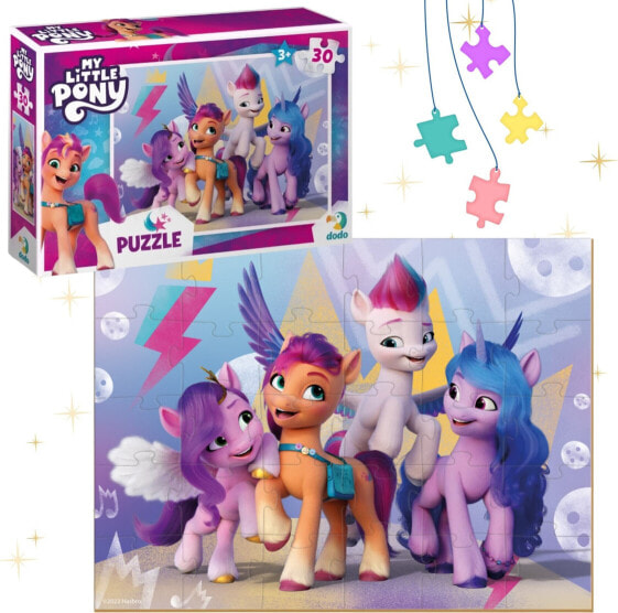 Dodo PUZZLE "MY LITTLE PONY" 30 ELEMENTÓW KOLOROWEJ UKŁADANKI DLA NAJMŁODSZYCH