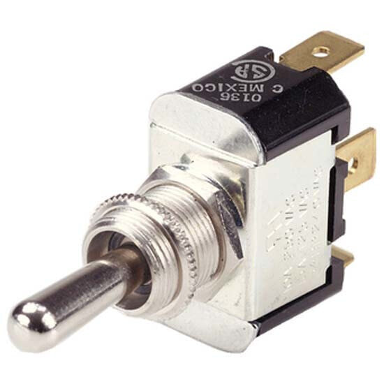 ANCOR Nickel Plated Brass Toggle Switch