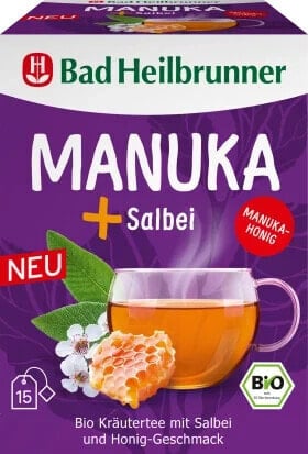 Kräutertee Manuka und Salbei (15 Beutel), 30 g