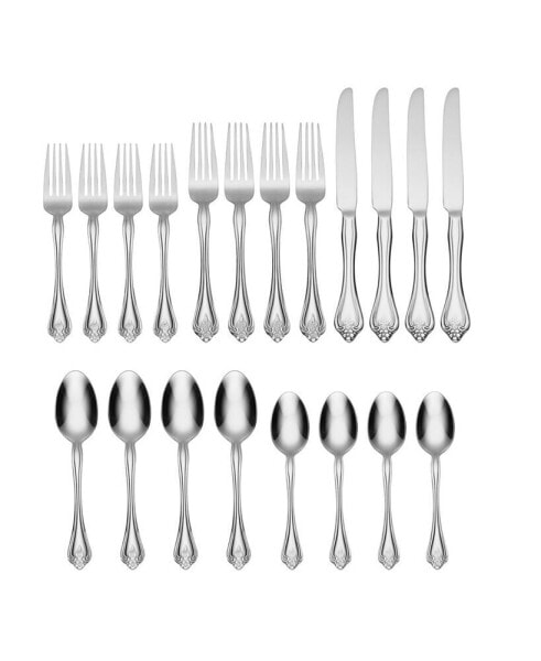 Boutonniere 20-PC Flatware Set, Service for 4