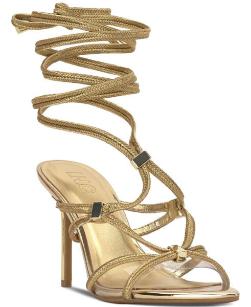 Women's Laqueta Lace-Up Dress Sandals, Created for Macy's