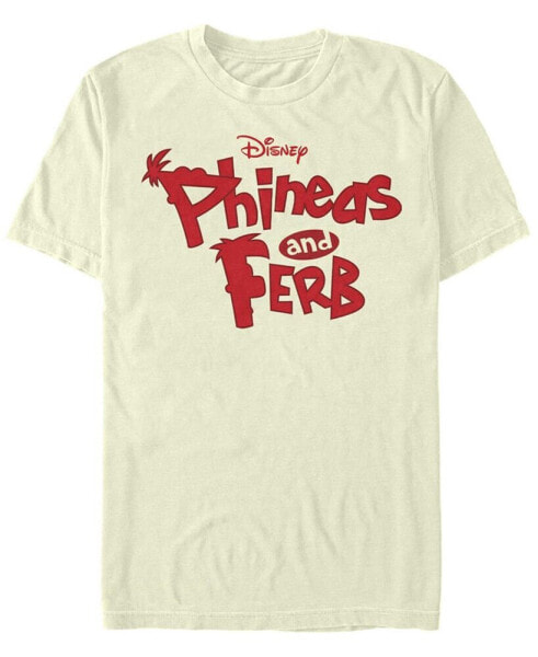 Men's Phineas and Ferb Logo Short Sleeve T-shirt