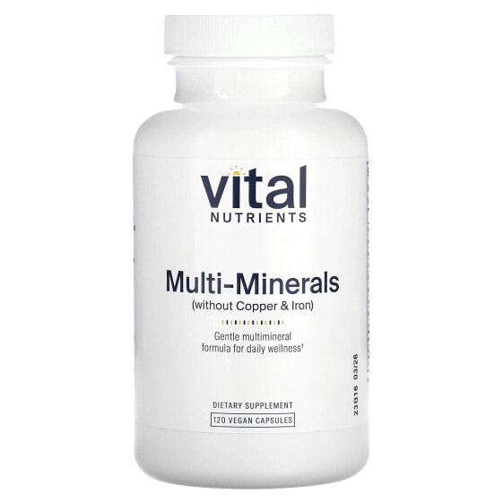 Multi-Minerals (without Copper & Iron), 120 Vegan Capsules