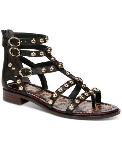 Estella Studded Flat Gladiator Sandals