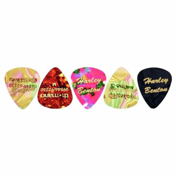 Harley Benton Guitar Pick Medium 5 Pack