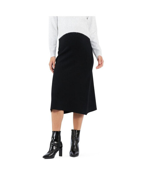 Maternity A-Line Knit Skirt