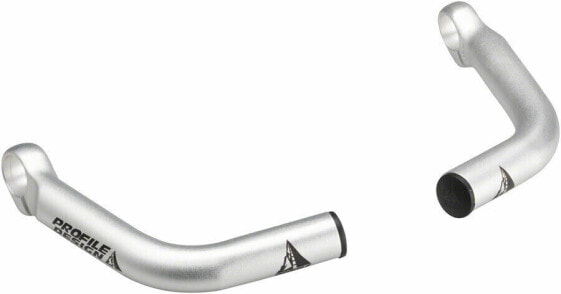 Profile Design Boxer Bar Ends: Silver