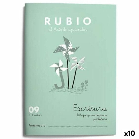 Тетрадь для письма и каллиграфии Rubio Nº9 A5 испанский (10 штук)