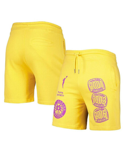 Men's Gold Los Angeles Sparks Legacy Logo Shorts