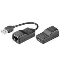 Wentronic USB - Extension Ethernet 40m - Kabel Converter> RJ45 Line Extender - Cable - Digital