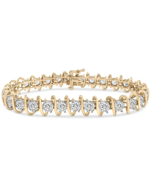 Diamond Tennis Bracelet (5 ct. t.w.) in 10k Gold, Created for Macy's